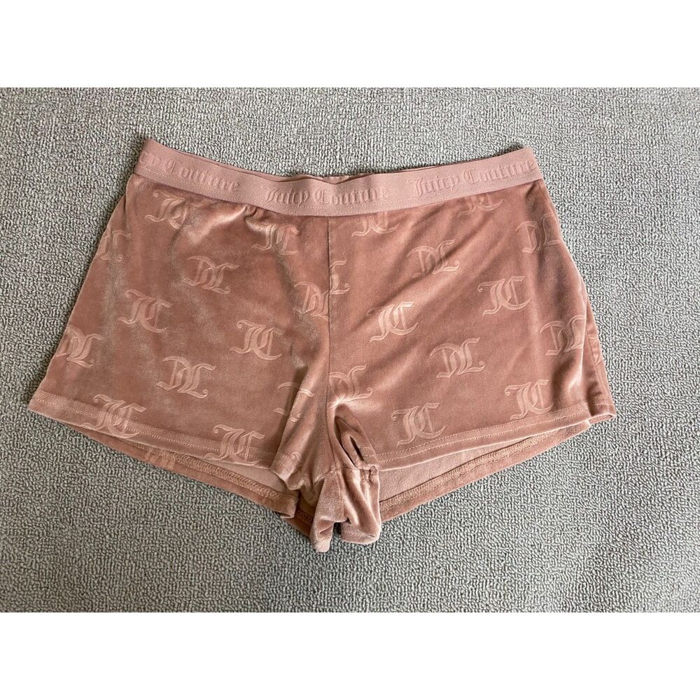 Juicy Couture Women's Light Pink JC Sleepwear Shorts